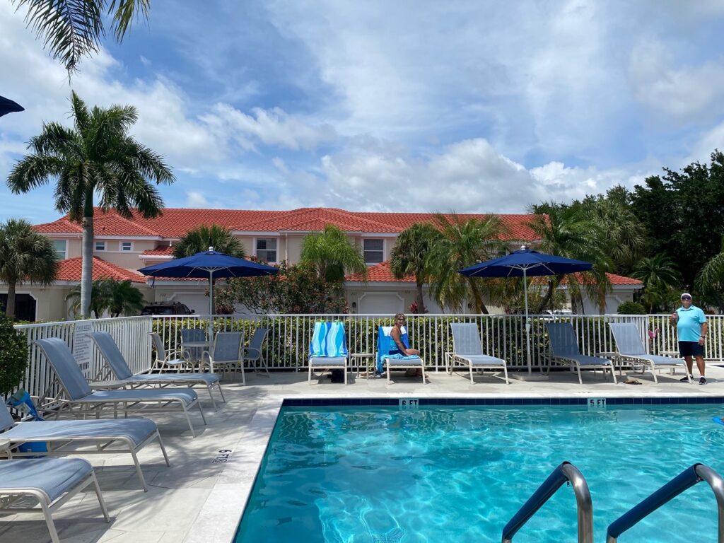 Commercial patio furniture re-slinging in Naples FL